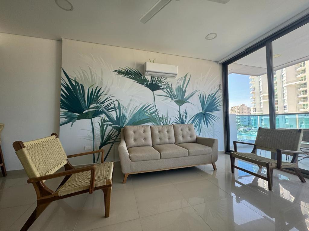 Samaria Club De Playa By Santa Marta Playa Resort, Preciosos Apartamentos En El Sector Exclusivo De Pozos Colorados الغرفة الصورة