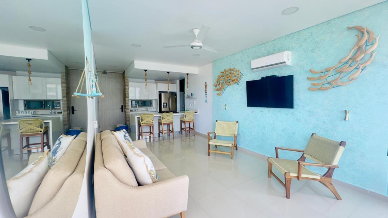 Samaria Club De Playa By Santa Marta Playa Resort, Preciosos Apartamentos En El Sector Exclusivo De Pozos Colorados الغرفة الصورة