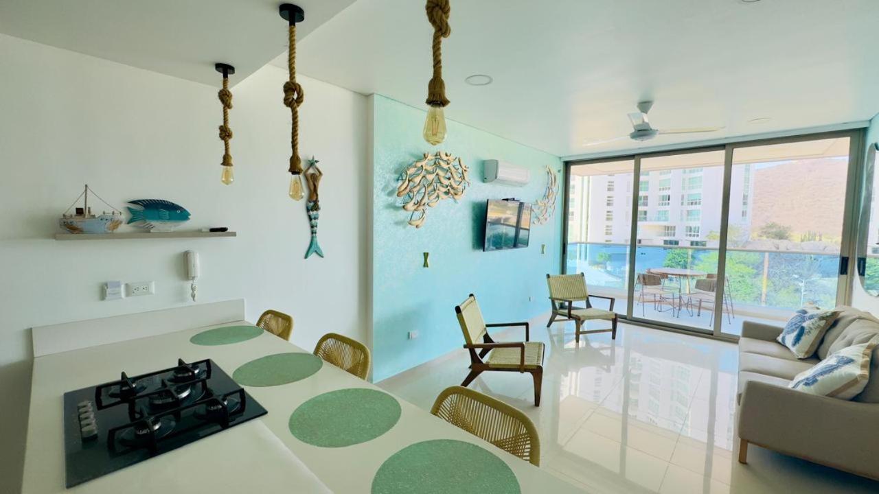 Samaria Club De Playa By Santa Marta Playa Resort, Preciosos Apartamentos En El Sector Exclusivo De Pozos Colorados الغرفة الصورة