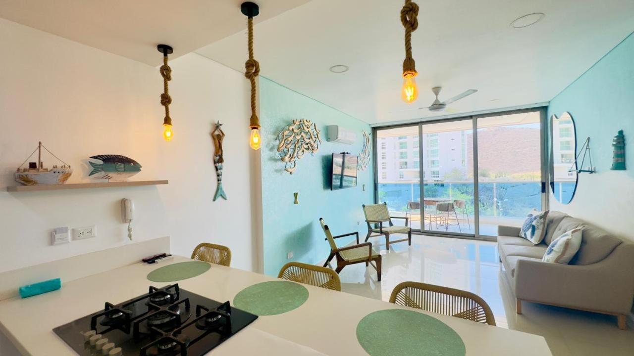 Samaria Club De Playa By Santa Marta Playa Resort, Preciosos Apartamentos En El Sector Exclusivo De Pozos Colorados الغرفة الصورة